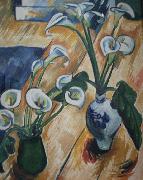 Max Pechstein Calla Lillies oil painting